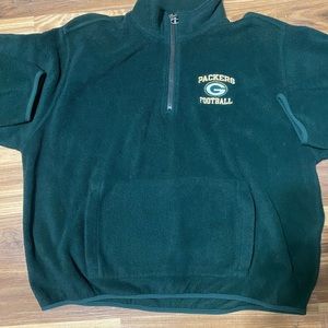 Vintage Green Bay Packers half zip-up